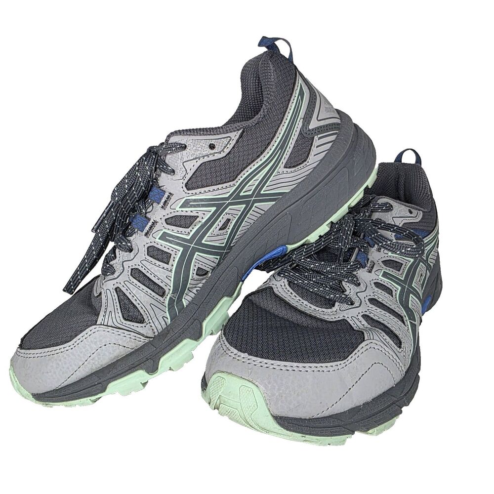 ASICS Gel-Venture 7 Women’s 7 Gray Trail Running Shoes 1012A477